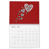 Keltische Kunst entwirft Wandkalender (Feb 2027)