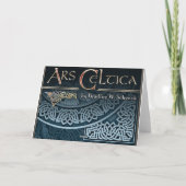 Keltische Kunst Gryphons Gruß-Karte Karte (Rückseite)