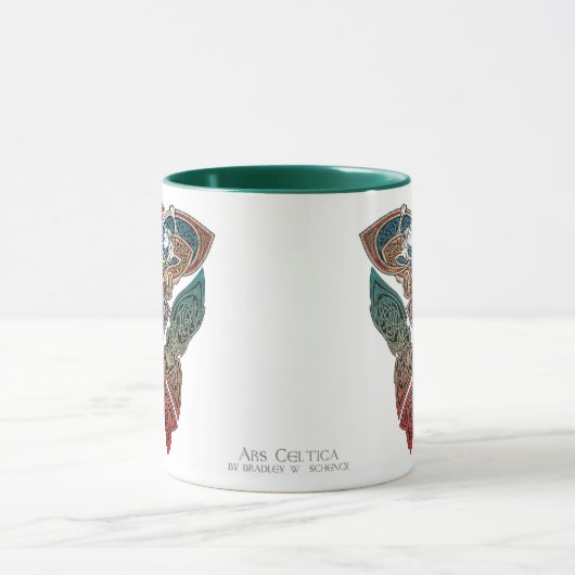 Keltische Kunst-Katzen-Tasse Tasse (Zentrum)