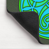 Keltische Kunst Spiral Design Mauspad (Ecke)