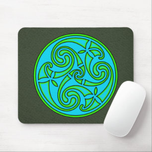 Keltische Kunst Spiral Design Mauspad