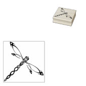 keltische Libellenkunst-Briefmarke Gummistempel (Stempel)