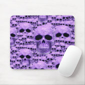 Keltische lila Schädelcollage Mousepad (Mit Mouse)
