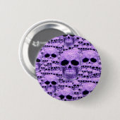 Keltische lila Schädeldecke Button (Vorne & Hinten)