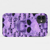 Keltische lila Schädeldecke Case-Mate iPhone Hülle (Rückseite (Horizontal))