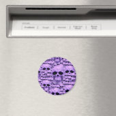 Keltische lila Schädeldecke Magnet (In Situ (Geschirrspüler))