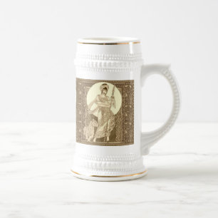 Keltische Löwin Bierglas