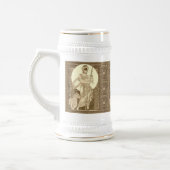 Keltische Löwin Bierglas (Links)