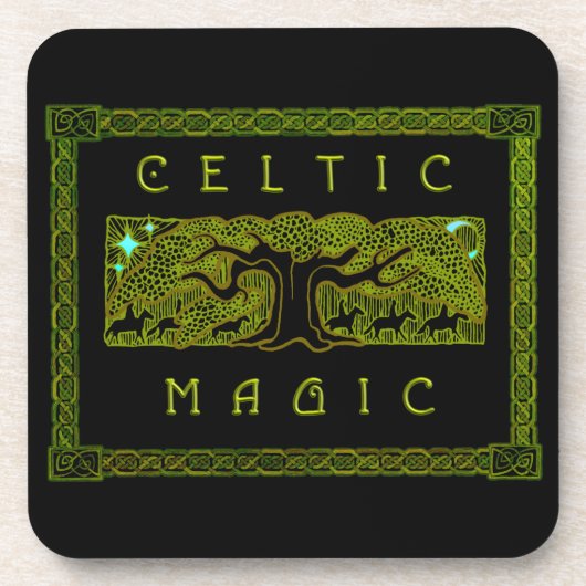 Keltische Magie - Der große Baum Untersetzer (Vorderseite)