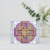 keltische Magie Symbol Postkarte (Stehend Vorderseite)