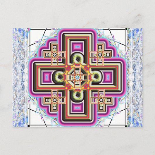 keltische Magie Symbol Postkarte (Vorderseite)