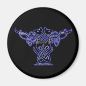 keltische Magnethundedesign #1 Magnet (Vorne)