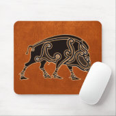 Keltische Mausmatte mit Eber Mousepad (Mit Mouse)