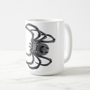 Keltische mechanische Spinnenkunst Kaffeetasse