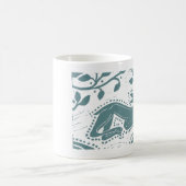 Keltische Meer-Grüne Hase-Tasse Kaffeetasse (Mittel)