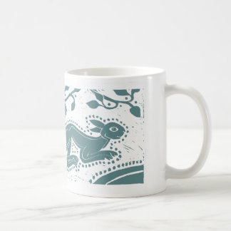 Keltische Meer-Grüne Hase-Tasse Kaffeetasse