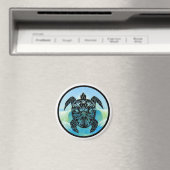 Keltische Meeresschildkröte Magnet (In Situ (Geschirrspüler))
