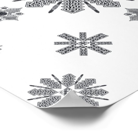 Keltische Montage Poster (Ecke)