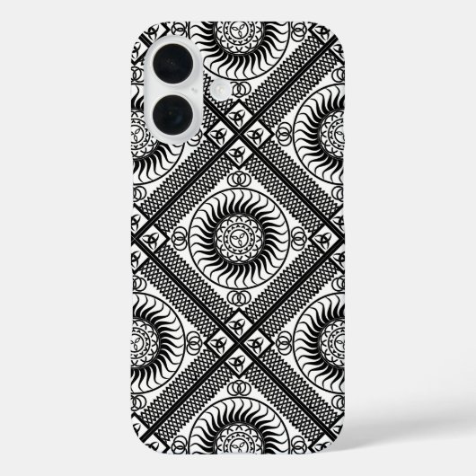 Keltische Ornament-Diagonale Case-Mate iPhone Hülle (Rückseite)