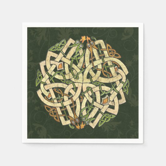 keltische Ornament Serviette (Vorderseite)