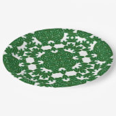 Keltische Pines 9" Papierplatte Pappteller (Schrägansicht)