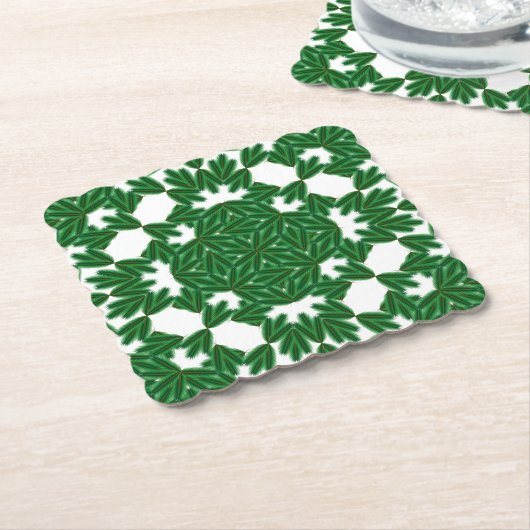 Keltische Pines Papier Untersetzer (angewinkelt)