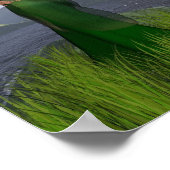 Keltische Prinzessin in den Bergen Poster (Ecke)