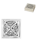 keltische Quadratzenkunst-Briefmarke Gummistempel (Stempel)