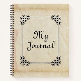 keltische Rahmen Antique Look Bullet Journal Notizblock