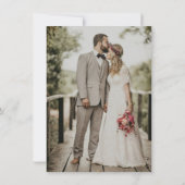 Keltische Rahmen-Hochzeitsspeicherkarte "Save the  (Rückseite)