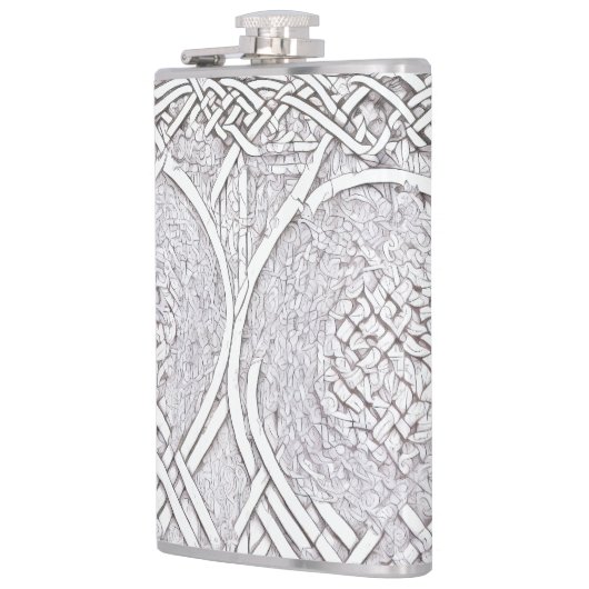 Keltische Rose A Flachmann (Links)