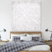 Keltische Rose A Leinwanddruck (Insitu (Schlafzimmer))