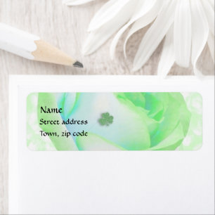 Keltische Rose und Kleeblatt