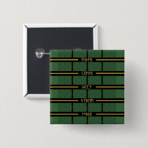Keltische Runen 1-Tasten (Quadratisch) Button