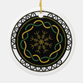 Keltische Runen 3 Ornament (Rund) (Hinten)
