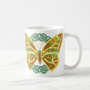 Keltische Schmetterlings-Tasse Kaffeetasse