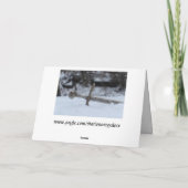 keltische Schwert-Grußkarte Feiertagskarte (Rückseite)