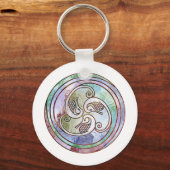 keltische Seepferde Schlüsselanhänger (Vorderseite)