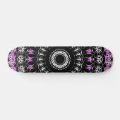 Keltische Stammes- Mandala (Rosa) Skateboard (Horizontal)