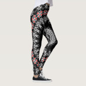 Keltische Stammes- Mandala (rot) Leggings (Rechts)