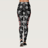 Keltische Stammes- Mandala (rot) Leggings (Rückseite)