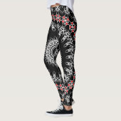 Keltische Stammes- Mandala (rot) Leggings (Links)