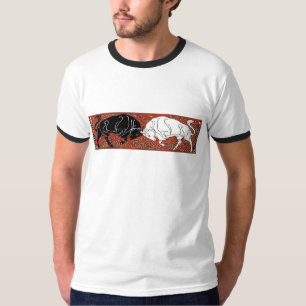 Keltische Stier-Knüpfarbeit T-Shirt