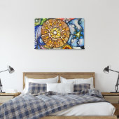 Keltische Stones Leinwanddruck (Insitu (Schlafzimmer))