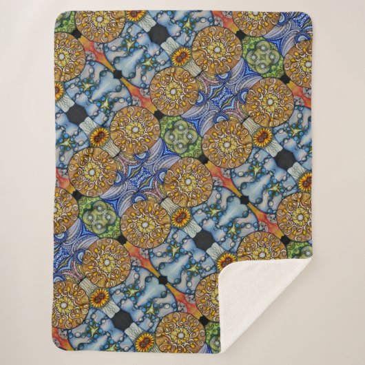 Keltische Stones Sherpadecke (Vorderseite)