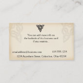 Keltische Symbol-Entwurfs-Visitenkarte Visitenkarte (Rückseite)