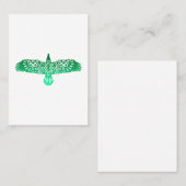 Keltische Symbol-Raben-Geschenk-Idee Visitenkarte (Vorne/Hinten)