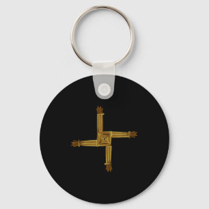 Keltische Symbole Brigid's Kreuz Keltischer Knoten Schlüsselanhänger