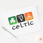 Keltische Symbole Rechteckiger Aufkleber (Umschlag)