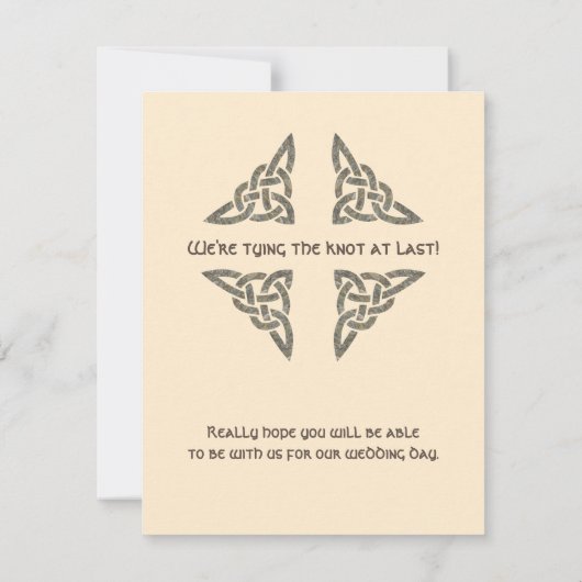 Keltische Symbole Save the Date (Rückseite)